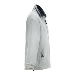 Planam Stream Fleece Jacke Winter hellgrau/marine