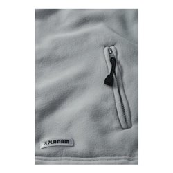 Planam Stream Fleece Jacke Winter hellgrau/marine