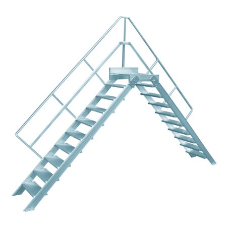 Hymer Überstieg stationär Stufenbreite 1000 mm Treppenneigung 45°