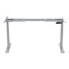 STIER Elektrisch höhenverstellbares Schreibtisch-Gestell TSR silber mit Doppelmotor für Platten 120x60cm bis 180x80cm