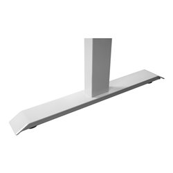 STIER Elektrisch höhenverstellbarer Schreibtisch TSR weiß/weiß