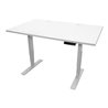 STIER Elektrisch höhenverstellbarer Schreibtisch THA weiß/weiß