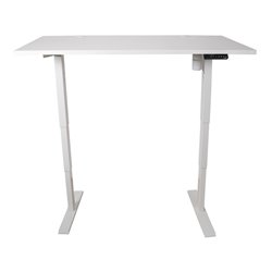 STIER Elektrisch höhenverstellbarer Schreibtisch THA weiß/weiß