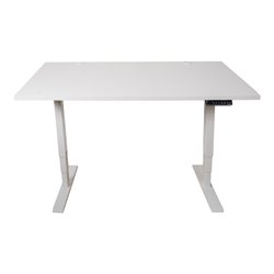 STIER Elektrisch höhenverstellbarer Schreibtisch THA weiß/weiß