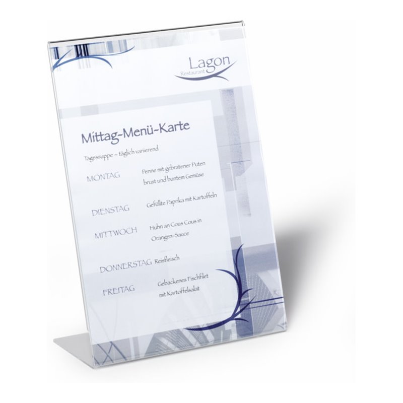 Durable Tischaufsteller Präsentationsständer A4