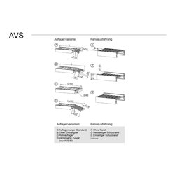 Altec Verladeschiene AVS 130 mit Rand