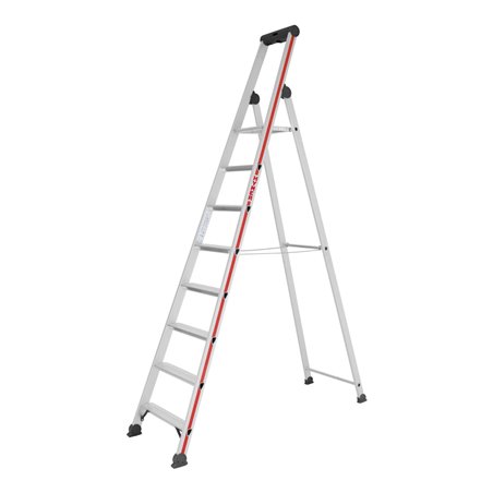 Hymer Stufenstehleiter mit Plattform einseitig begehbar