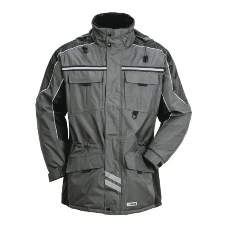 Planam Dew Jacke Winter grau/anthrazit