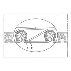 Norres Hochtemperaturschlauch hitzebeständig (+550°C) Ø: 325mm L: 3m CP HiTex 485