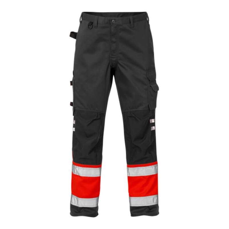 Fristads High Vis Hose Kl. 1 2032 PLU Rot (Herren)