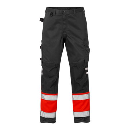 Fristads High Vis Hose Kl. 1 2032 PLU Rot (Herren)