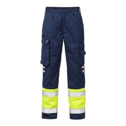 Fristads High Vis Hose Kl. 1 213 PLU Dunkelblau (Herren)