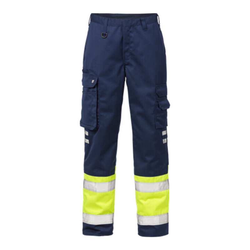 Fristads High Vis Hose Kl. 1 213 PLU Dunkelblau (Herren)