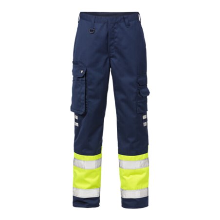 Fristads High Vis Hose Kl. 1 213 PLU Dunkelblau (Herren)