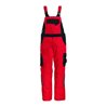 FHB Latzhose Eckhard 130630 rot/schwarz