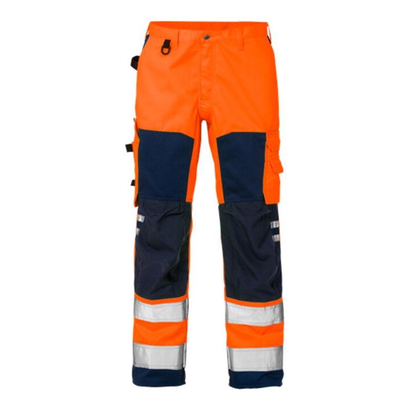 Fristads High Vis Hose Kl. 2 2026 PLU Orange (Herren)