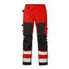Fristads High Vis Hose Kl. 2 2026 PLU Rot (Herren)