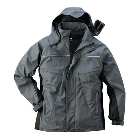 H.D. Concept Regenjacke Sarasota grau/schwarz