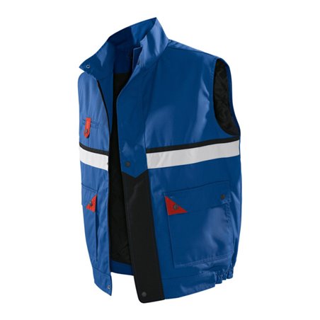 Kübler Brand X Weste 1136 kornblumenblau/rot