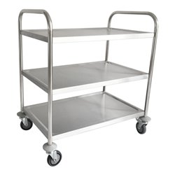STIER Edelstahl-Servierwagen