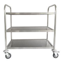 STIER Edelstahl-Servierwagen