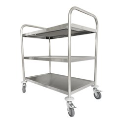 STIER Edelstahl-Servierwagen