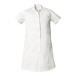 Planam Damen-Mantel BW 1/4 Arm reinweiß