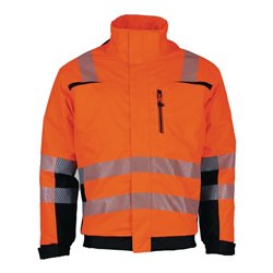 Warnschutzpilotenjacke Prevent® Trendline  orange/schwarz schwarz