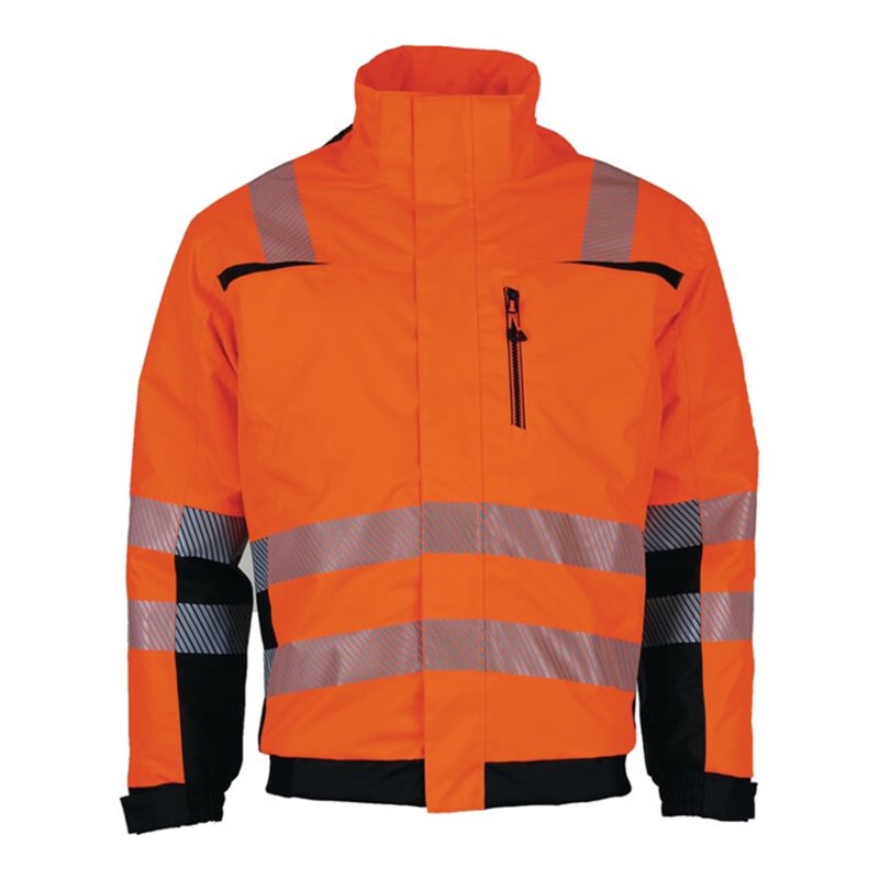 Warnschutzpilotenjacke Prevent® Trendline  orange/schwarz schwarz