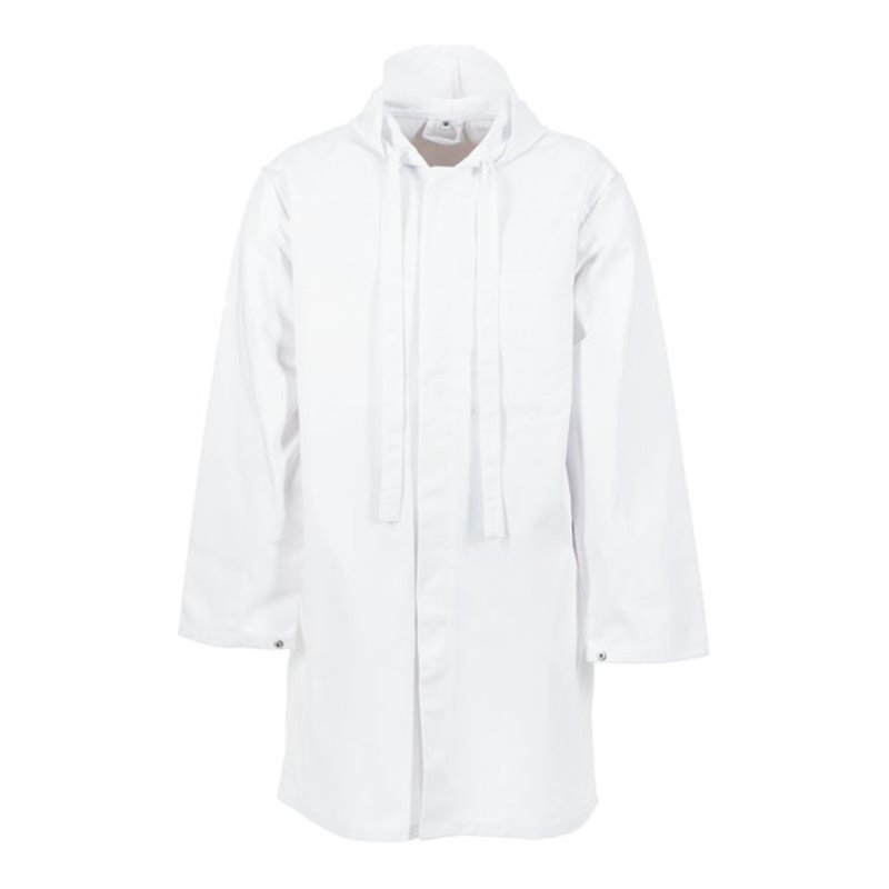 Planam Herren-Fleischträgermantel Food reinweiß