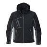Kwintet Herren Softshell-Kapuzenjacke grau