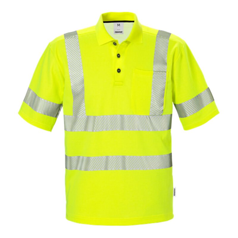 Fristads High Vis Poloshirt Kl. 3 7406 PHV Gelb (Herren)