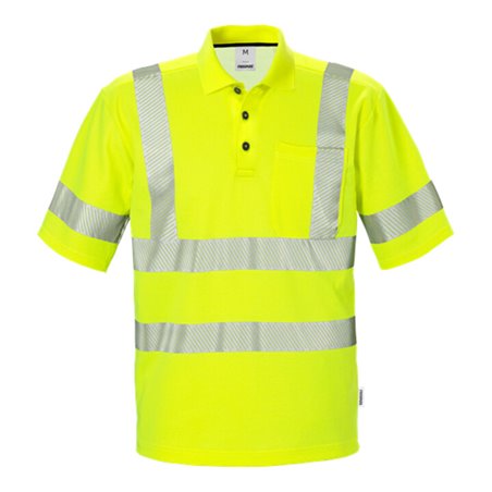 Fristads High Vis Poloshirt Kl. 3 7406 PHV Gelb (Herren)
