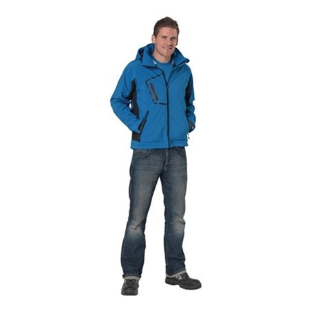 Kwintet Herren Softshell-Kapuzenjacke schwarz