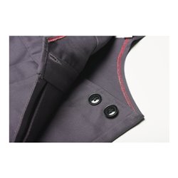 Planam Latzhose 360g/m² Hitze-/Schweißerschutz grau