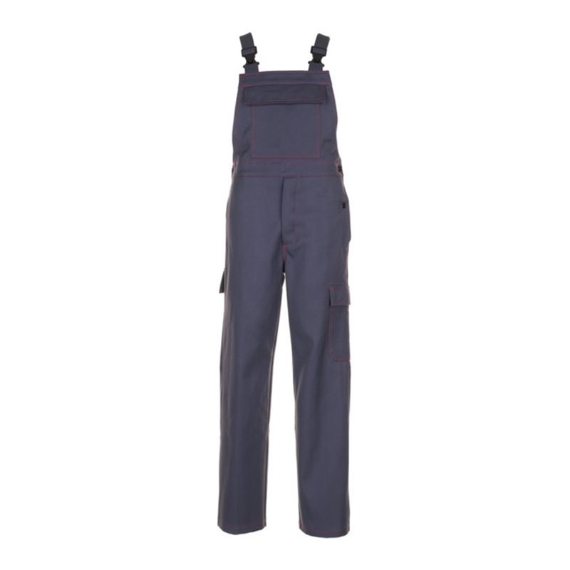 Planam Latzhose 500g/m² Hitze-/Schweißerschutz grau