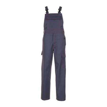 Planam Latzhose 500g/m² Hitze-/Schweißerschutz grau