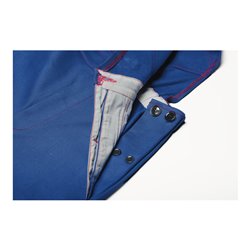 Planam Latzhose 500g/m² Hitze-/Schweißerschutz grau