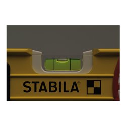 STABILA Wasserwaage Type 196-2 LED mit beleuchteten Libellen