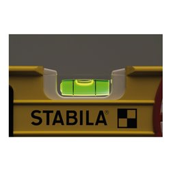 STABILA Wasserwaage Type 196-2 LED mit beleuchteten Libellen