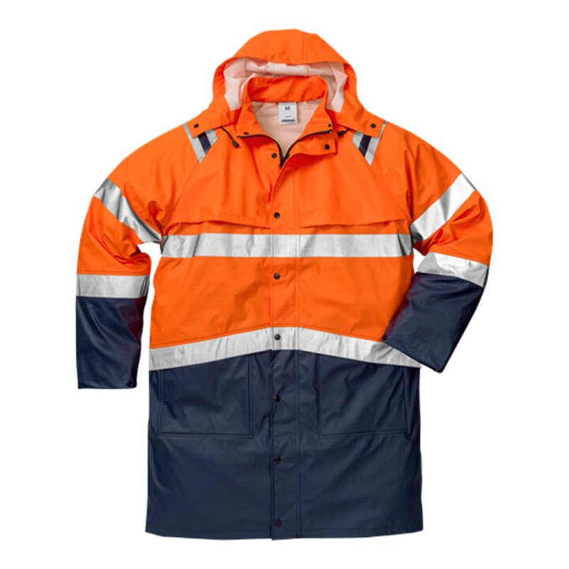 Fristads High Vis Regenmantel Kl. 3 4634 RS Orange (Unisex)