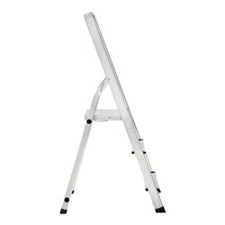 STIER Stehleiter mit Plattform einseitig begehbar 150 kg DIN EN 131