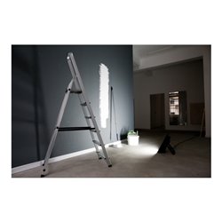 STIER Stehleiter mit Plattform einseitig begehbar 150 kg DIN EN 131