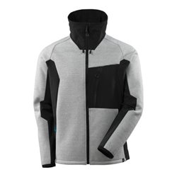 Mascot Jacke, Strick, mit Membran Strickjacke grau-meliert/schwarz