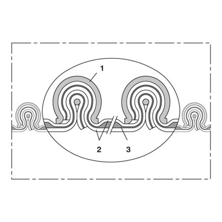 Norres Hochtemperaturschlauch CP HiTex 483 Ø 120mm 6m