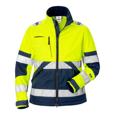 Fristads High Vis Softshell-Jacke Damen Kl. 2 4183 WYH DUnkelblau (Damen)