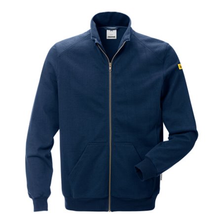 Fristads ESD Sweatjacke 4080 XSM Dunkelblau (Herren)
