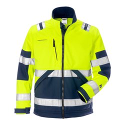 Fristads High Vis Softshell-Jacke Kl. 2 4083 WYH Dunkelblau (Herren)