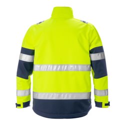 Fristads High Vis Softshell-Jacke Kl. 2 4083 WYH Dunkelblau (Herren)