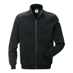 Fristads ESD Sweatjacke 4080 XSM Schwarz (Herren)